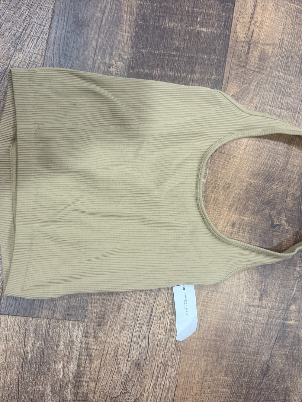 Ribbed Tank Top - tan